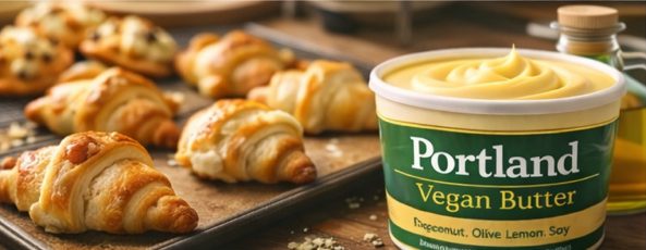 Croissant with butter