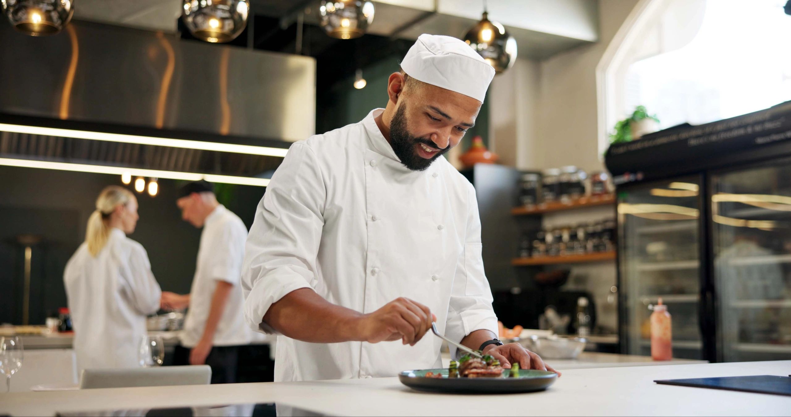 happy chef kitchen plant-based
