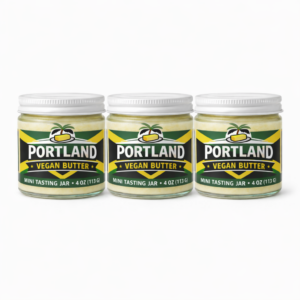 Portland vegan butter 3 Mini Jars 3 x 4 oz product image