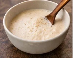 jamaican-coco-bread-mix in a bowl