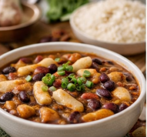 vegan-jamaican-stew-peas-serve-hot